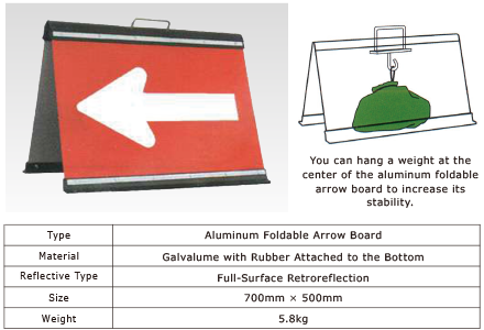 Aluminum Foldable Arrow Board